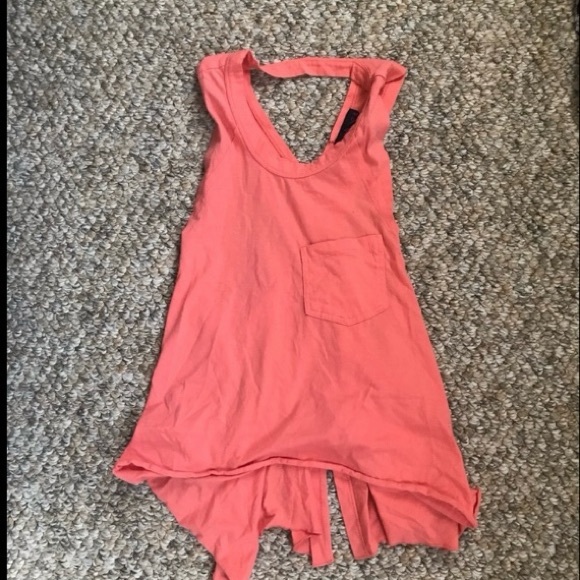 Material Girl Peach Workout Tank Top Size XS Preloved - Picture 1 of 5